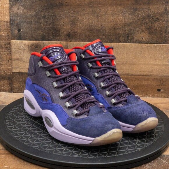 REEBOK QUESTION MID GHOST OF CHRISTMAS FUTURE MENS ATHLETIC SHOES SIZE 11 - Picture 3 of 9